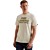 Short sleeve r-neck open end jerse Bone White