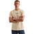 Short sleeve r-neck flat waffle je Bone White