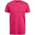 Short sleeve r-neck linen jersey raspberry