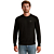 R-neck cotton modal Black