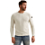 R-neck cotton slub Bone White