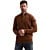 Half zip collar cotton rib melee k Arabian Spice