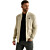 Zip jacket cotton structure Bone White