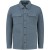 Wool look over shirt with pocket at blue