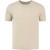 Knitted tshirt with small logo on c sand