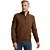 Half zip collar wool blend mouline Cambridge Brown