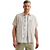 Short Sleeve Shirt YD Dobby stripe Tea