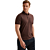 Short sleeve polo mercerised melan Catawba Grape