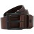 Leather belt d.brown