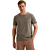 Short sleeve r-neck mercerised mel Pewter