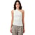 YASVENICE ONE SHOULDER TOP Star White