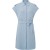 Sleeveless dress with pockets blizzard blue