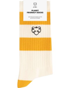 Yellow hero socks