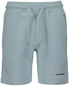 Short sweat pants pastel blue