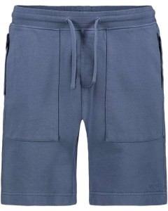 Shorts garment dyed ombre blue