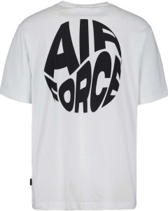 Round airforce fb t-shirt white