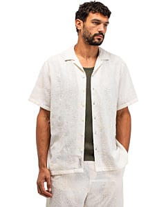 Alex Resort Embro Shirt SS Titan white