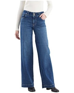 Carlotta wide straight jeans Dark Blue