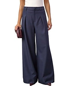 LunaCC Pleat Pant Navy