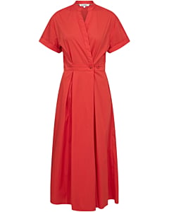 ElaraCC Wrap SS Dress Flame