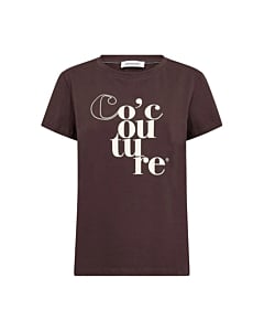 CoÇoutureCC Tee Chocolate Plum