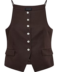 CMColleen waistcoat slimfit mulch