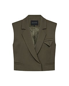 CMTailor Short Waistcoat Ivy Green Melan
