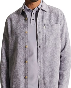 LONG SLEEVE SHIRT Jacquard 2 tone Silver Bullet
