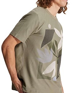 Short sleeve r-neck regular fit tw Dried Sage