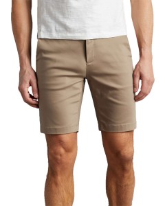 Chino shorts comfort stretch desert taupe