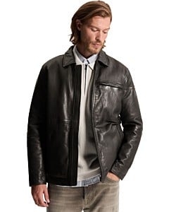 SHORT JACKET SHADED SHEEP Leather Clever Crows