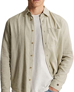 Long sleeve shirt Cotton linen yar Tea