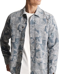 Long sleeve shirt Jacquard double Mirage Gray