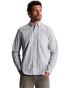 Long sleeve shirt Oxford Stripe Blue Mirage