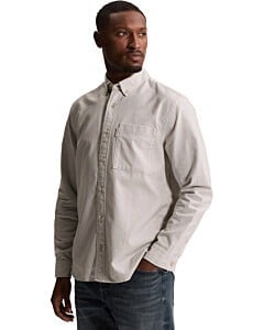 Long sleeve shirt Oxford Stripe Harbor Mist