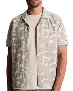 Short Sleeve Shirt Yarn dyed strip Turbulence