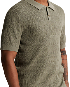 Short sleeve polo regular fit cott Vetiver