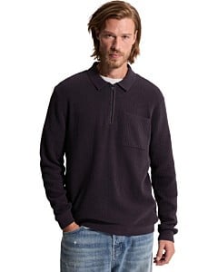 Crewneck regular fit soft blend Nightshade