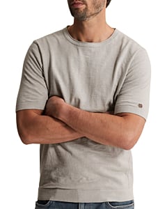 Short sleeve r-neck regular fit co Mirage Gray