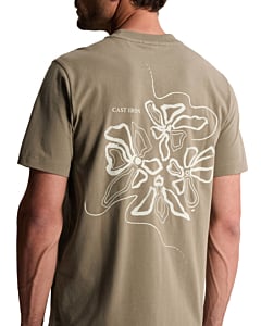 Short sleeve r-neck regular fit si Vetiver