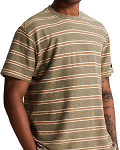 Short sleeve r-neck relaxed fit st Vetiver