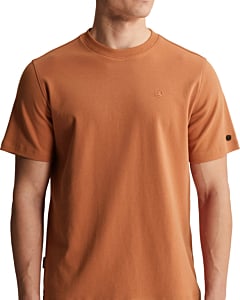 Short sleeve r-neck regular fit in Sunburn