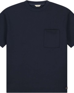 T-shirt boxy fit interlock melange
