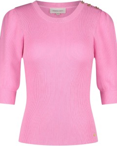 Lillian short sleeve pullover candy pink