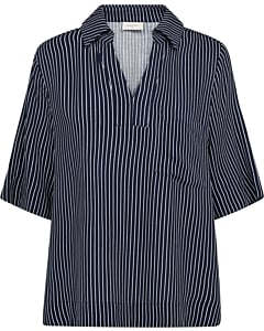 FQSava Blouse Navy Blazer