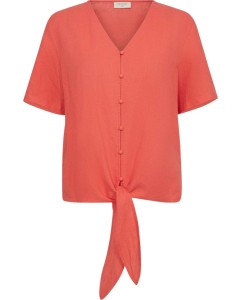 FQLava blouse hot Coral