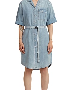 Belted Shirt Dress s\s wmn