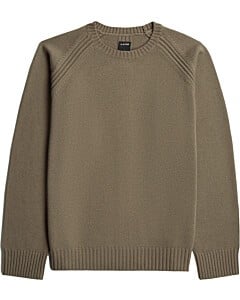 Wool raglan relaxed r knit