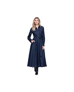 Dress dark blue denim