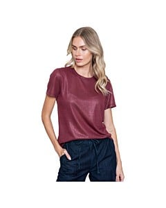 T-shirt burgundy